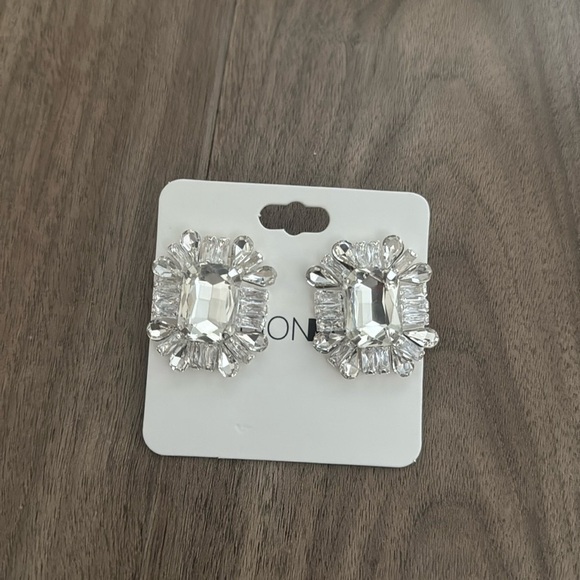 Fashion Nova Pure Excellence Rhinestone Earrings - Picture 2 of 4